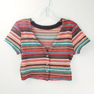 SHEIN gen Z crocheted crop top